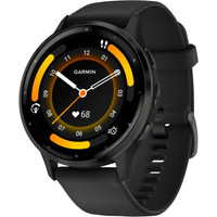 Умные часы Garmin Venu 3 (черный, с силиконовым ремешком) - фото