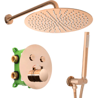 Душевая система Rea Lungo Miler Rose Gold REA-P6613 - фото
