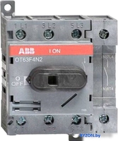 Выключатель нагрузки ABB OT63F4N2 63А 4P 4M 1SCA105365R1001 - фото, картинка Выключатель нагрузки ABB OT63F4N2 63А 4P 4M 1SCA105365R1001 - фото