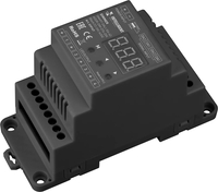 Светорегулятор (диммер) Arlight Intelligent SMART-DALI-104-62-ADDR-DIM-DT6-DIN Black 039147 - фото