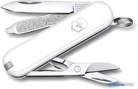 Нож-брелок Victorinox Classic Falling Snow 0.6223.7G (белый) - фото, картинка Нож-брелок Victorinox Classic Falling Snow 0.6223.7G (белый) - фото