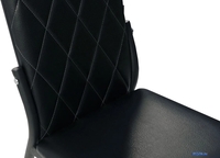 Стул ВВР Румба (черный/черный, экокожа) - фото2