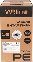 Кабель WRline WR-UTP-4P-C5E-PE-BK (305 м) - фото2