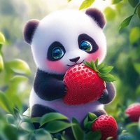 Алмазная мозаика Феникс+ Маленькая панда 70832 - фото