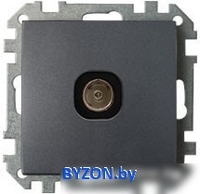 Розетка телевизионная Bylectrica Стиль ТР-043 (графит) - фото