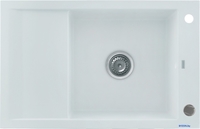 Кухонная мойка Kernau KGS M 6078 1B1D Pure White - фото