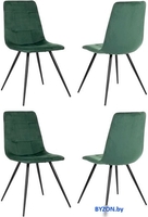 Стул Бюрократ CH-K1 4 шт (зеленый Holland 30/черный) - фото