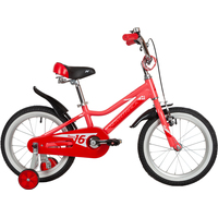 Детский велосипед Novatrack Novara 16 2022 165ANOVARA.CRL22 (красный) - фото
