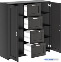 Тумба Mio Tesoro Сириус 2 двери и 4 ящика 117x123 2.02.03.350.5 (дуб венге) - фото, картинка Тумба Mio Tesoro Сириус 2 двери и 4 ящика 117x123 2.02.03.350.5 (дуб венге) - фото