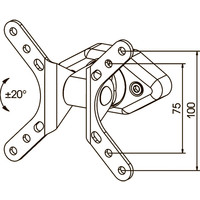 Кронштейн Kromax DIX-1 - фото2