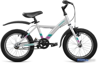 Детский велосипед Forward Dakota 16 2022 (серый/фиолетовый) - фото