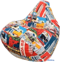 Кресло-мешок Flagman Груша Мега Г3.4-12 Найс А01 - фото, картинка Кресло-мешок Flagman Груша Мега Г3.4-12 Найс А01 - фото