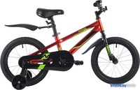 Детский велосипед Novatrack Juster 16 2023 165JUSTER.RD23 (красный) - фото