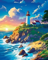 Алмазная мозаика Феникс+ Маяк 70836 - фото