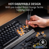 Клавиатура Razer BlackWidow V4 75% (черный, нет кириллицы) - фото2