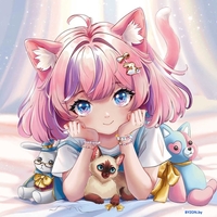 Алмазная мозаика Феникс+ Малышка в лучах 70803 - фото