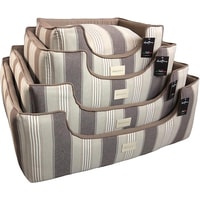 Лежак AntePrima Athenais ATRIGBEIG04 (бежевый в полоску) - фото