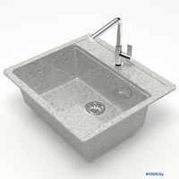 Кухонная мойка MARRBAXX 9/Q10 F009Q010 (светло-серый) - фото2