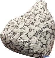 Кресло-мешок Flagman Груша Макси Г2.5-181 Kotofey-01 - фото
