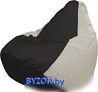 Кресло-мешок Flagman Груша Супер Мега 4XL Г5.1-392 (черный/белый) - фото, картинка Кресло-мешок Flagman Груша Супер Мега 4XL Г5.1-392 (черный/белый) - фото