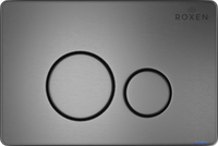 Унитаз подвесной Roxen Vine Tornado в комплекте с инсталляцией StounFix Dual Fresh 6 в 1 979020 (кнопка: оружейная сталь/металл) - фото2