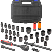 Набор трещотка с головками FORSAGE F-4323-5MPB (32 предмета) - фото