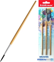 Набор кистей Erich Krause Белка 56089 (3 шт) - фото