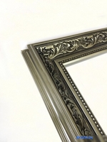 Зеркало Декарт Настенное в раме 8Л1827 (сересбристый хром) - фото2