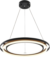 Escada 10248/2LED (черный/дерево) - фото, картинка Escada 10248/2LED (черный/дерево) - фото