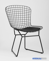 Стул Stool Group Bertoia с черной подушкой (черный) - фото2