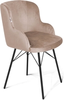 Стул Sheffilton SHT-ST39/S64 (латте/черный муар) - фото