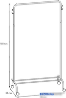 Стойка для одежды ЗМИ Радуга 2 ВНП 299 (белый) - фото2