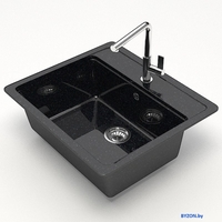 Кухонная мойка MARRBAXX 9/Q4 F009Q004 (черный) - фото2