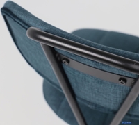 Стул AksHome Tori (темно-бирюзовый велюр Voss 86/черный) - фото2