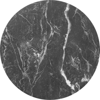 Журнальный столик Halmar Flamingo (черный мрамор/белый мрамор/черный) - фото2