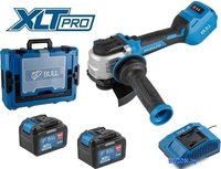 Угловая шлифмашина Bull CSG 1812-1 SR XLTpro Xcase 1333998 (с 2-мя АКБ, кейс) - фото