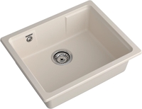 Кухонная мойка GranFest GF-Urban-4555 (белый) - фото2