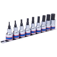 Набор торцевых головок King Tony 4110PR10 (9 предметов) - фото