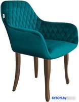 Стул Sheffilton SHT-ST38/S122 (альпийский бирюзовый/темный орех/черный) - фото