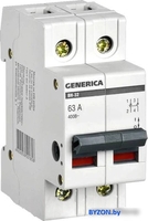 Выключатель нагрузки Generica ВН-32 2Р 63А MNV15-2-063 - фото, картинка Выключатель нагрузки Generica ВН-32 2Р 63А MNV15-2-063 - фото