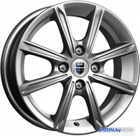 Литые диски K&K Флэш 14x5" 4x100мм DIA 67.1мм ET 35мм Дарк платинум - фото