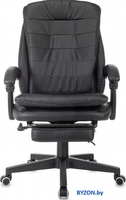 Офисное кресло Бюрократ T-9950MSG-F (черный, экокожа) - фото2