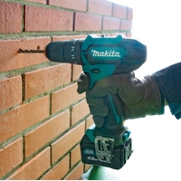 Ударная дрель-шуруповерт Makita HP333DWAE (с 2-мя АКБ, кейс) - фото2