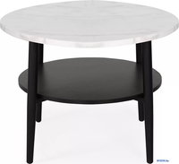 Журнальный столик Signal Ella B (мрамора/черный) - фото2