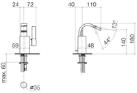 Смеситель Dornbracht Mem 33.600.782.00 - фото2, картинка2 Смеситель Dornbracht Mem 33.600.782.00 - фото2