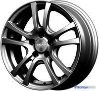 Литые диски SKAD Дели 15x6" 4x100мм DIA 60.1мм ET 40мм Графит - фото