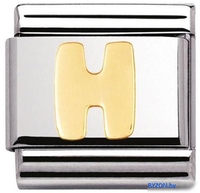 Звено для браслета NominatioN Буква H 030101/08 - фото