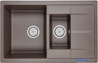 Кухонная мойка Granula 7802 (эспрессо) - фото