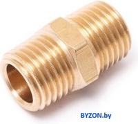 Фитинг Partner Соединитель резьбовой наружная резьба 3/8" x 1/4" PA-MM06/04 - фото