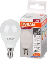 Светодиодная лампочка Osram LED Value Р75 10Вт Е14 4000К - фото